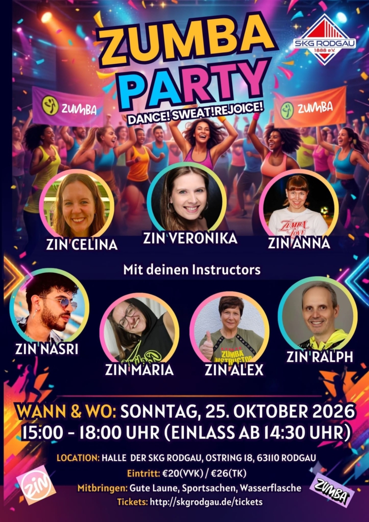 Zumba Party Flyer